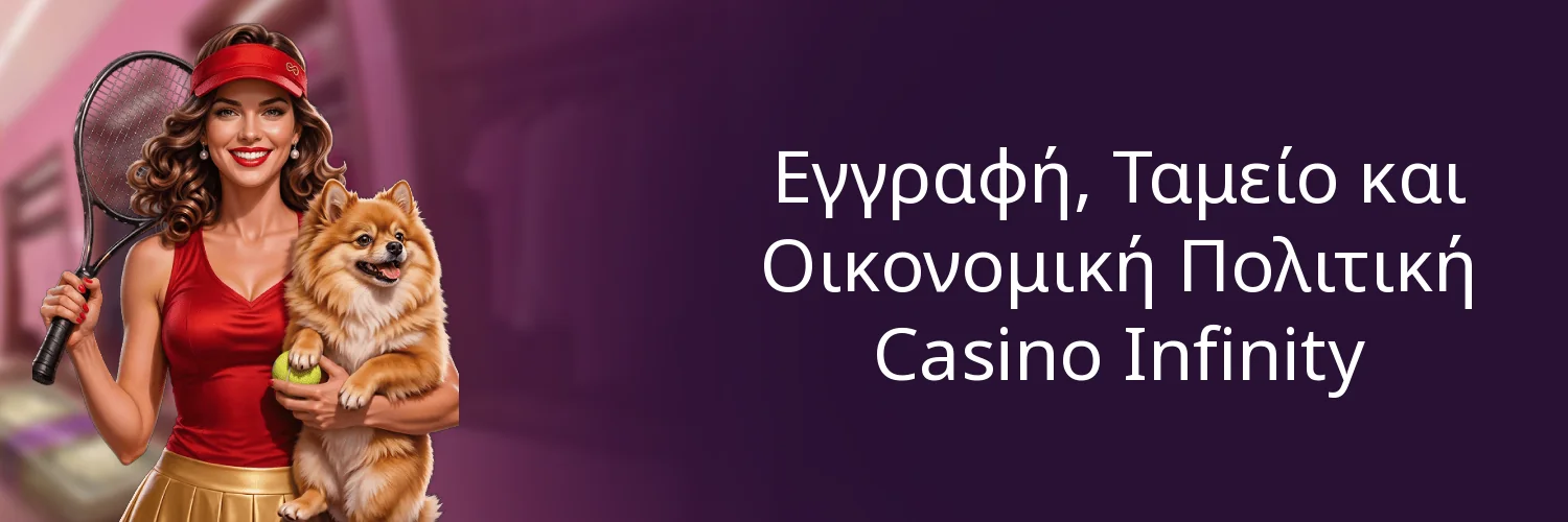 Εγγραφή, Ταμείο και Οικονομική Πολιτική Casino Infinity